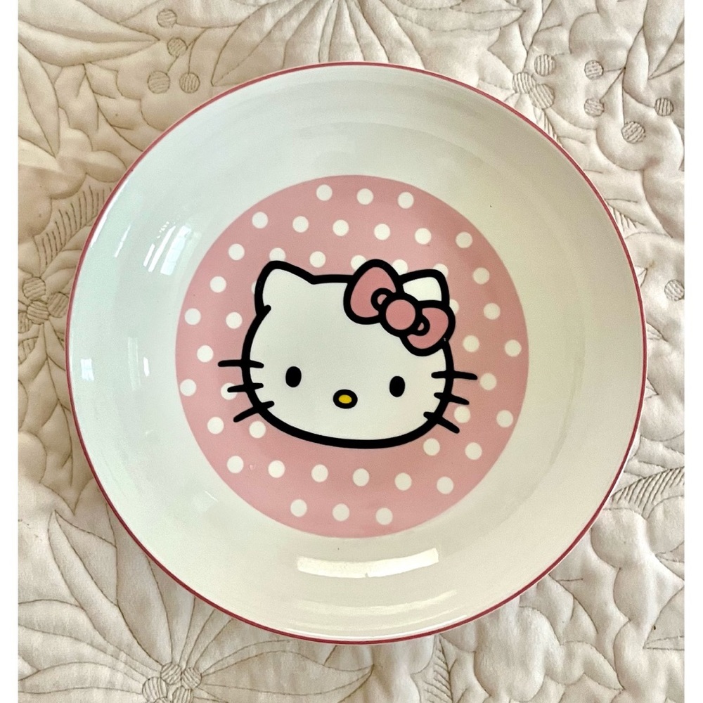 Hello Kitty PINK& White Dish